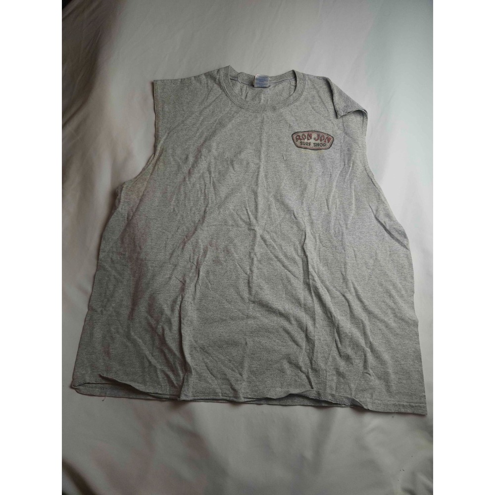 Vintage 90s Ron Jon Surf Shop Cocoa Beach Florida Tank Top Mens XL Surfer Gray